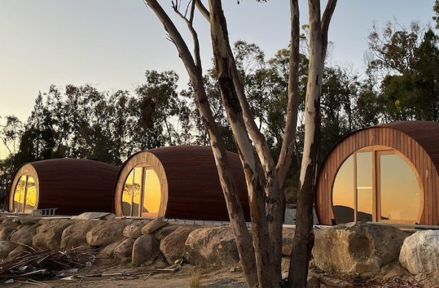 spend the night in a giant wine barrel