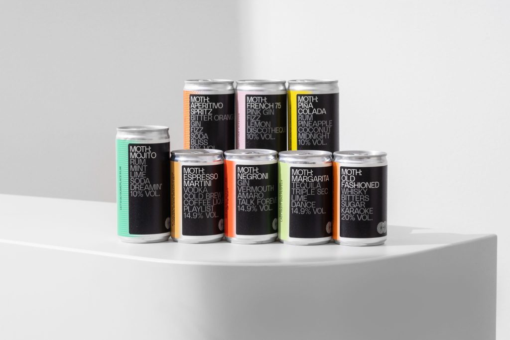 Moth unveils three new canned cocktails