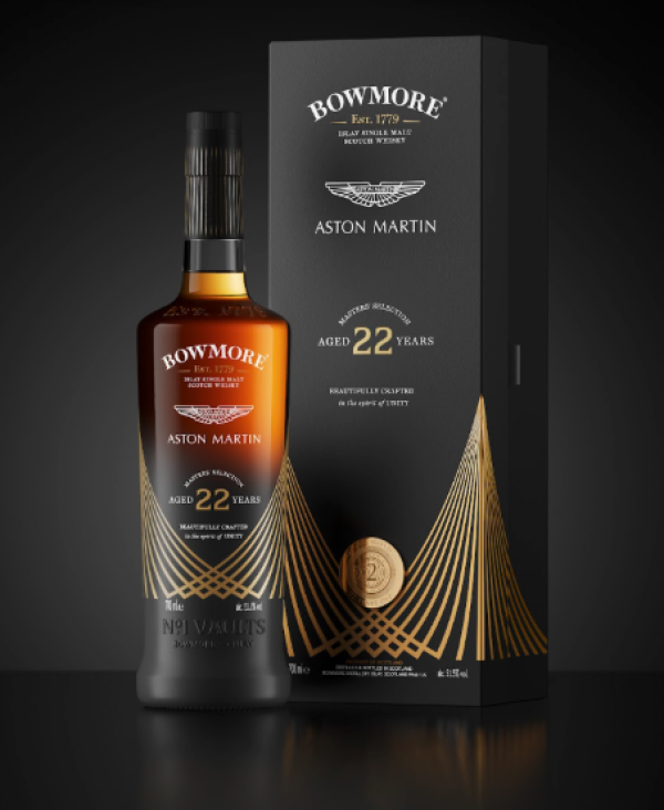Bowmore unveils Aston Martin Masters’ Selection 22-Year-Old whisky