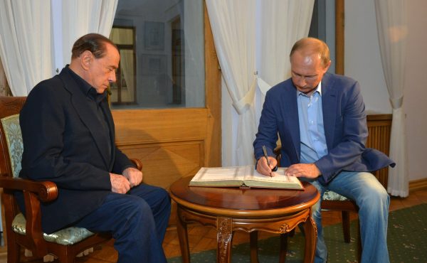 Berlusconi claims Putin sent him 20 bottles of birthday vodka