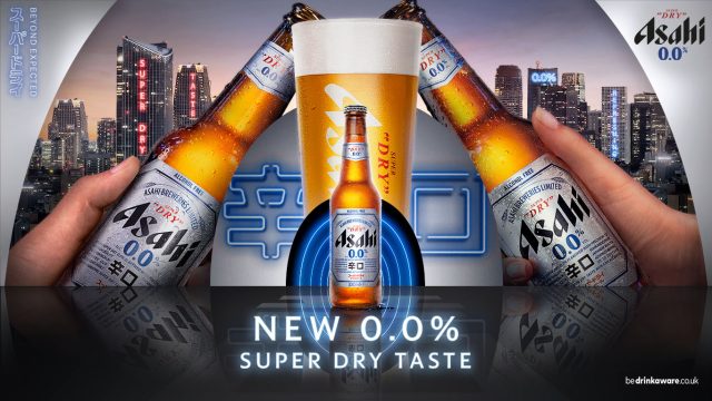 Asahi alcohol-free beer poster