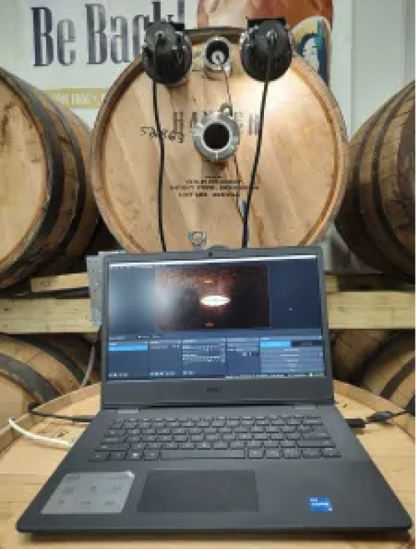 Distillery live-streams its whiskey as it ages in barrel
