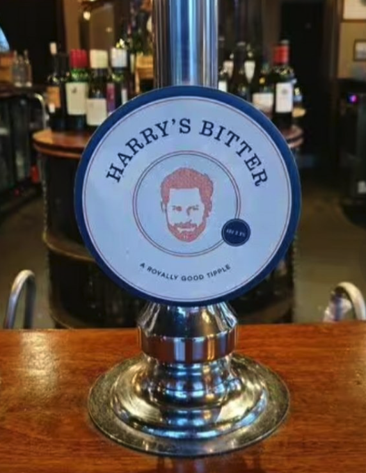 Pub launches 'Harry's Bitter' beer after launch of tellall Netflix