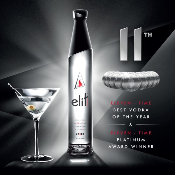 elit vodka wins ‘Best Vodka of the Year’ at Beverage Tasting Institute Awards