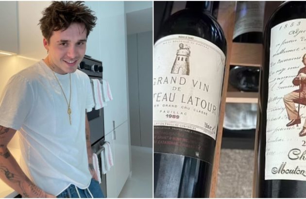 Brooklyn Beckham provides glimpse into dizzyingly expensive wine cellar