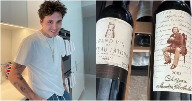 Brooklyn Beckham shares look at wine cellar