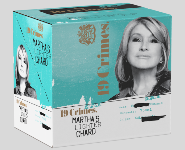 19 Crimes launches lower-alcohol wine with Martha Stewart
