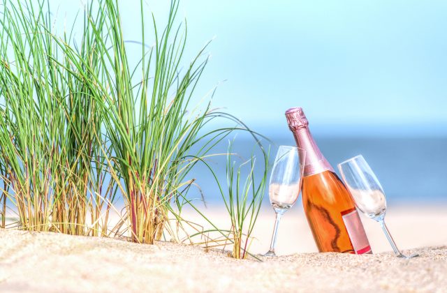 Love Island wine: wine on the beach