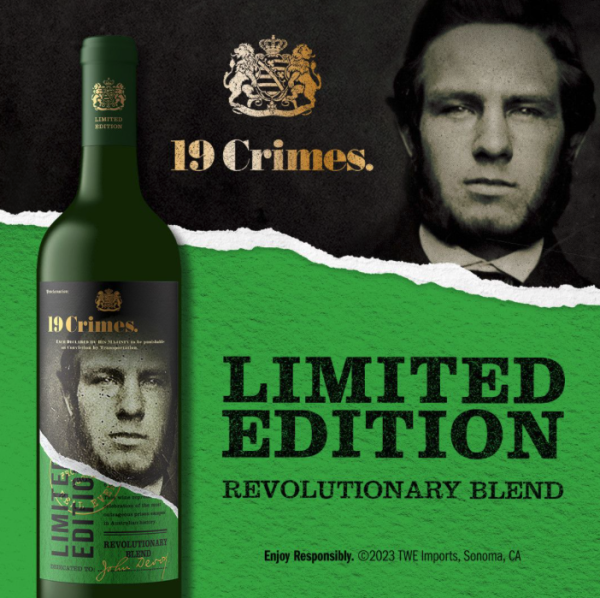 19 Crimes launches ‘stout-style’ Syrah blend for St. Patrick’s Day