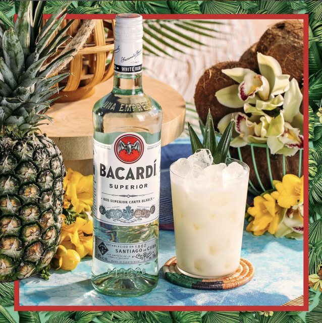 The fastest-growing drinks brands on social media: Bacardi bottle