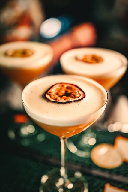 sweet and sour refreshing cocktail on the bar counter: The five most popular cocktails in Europe