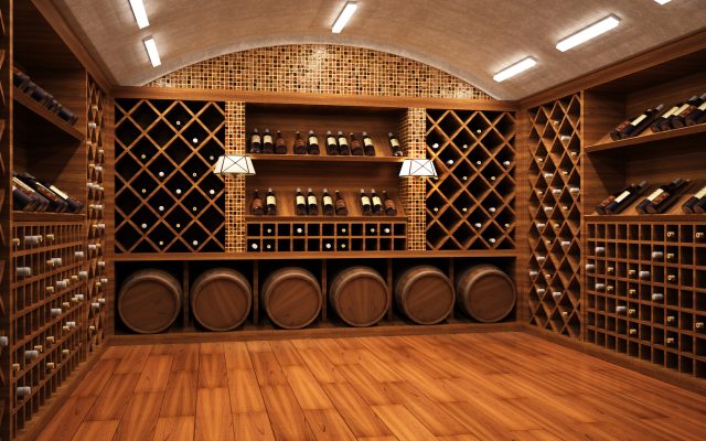 vol de vin du siecle : une cave a vin moderne