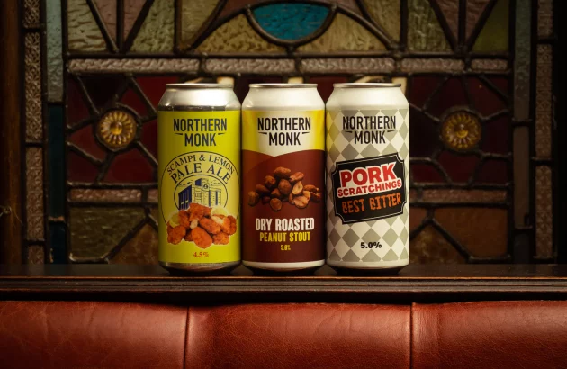 Northern Monk releases trio of beers inspired by the UK’s favourite pub snacks
