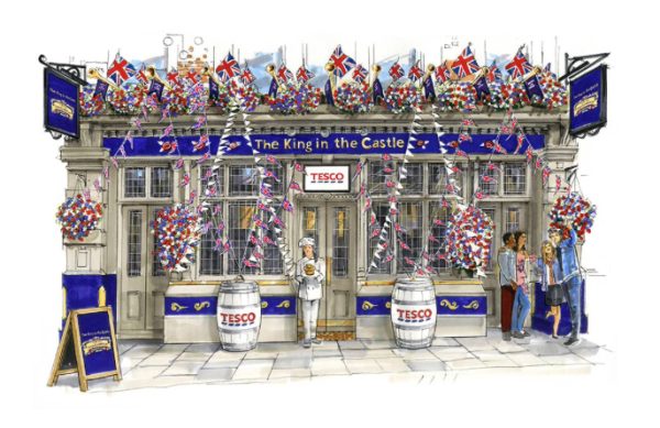 Tesco to open a pub for the King’s Coronation