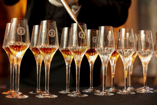 A tasting of Louis XIII Rare Cask 42.1 (Image courtesy of Thomas Alexander)