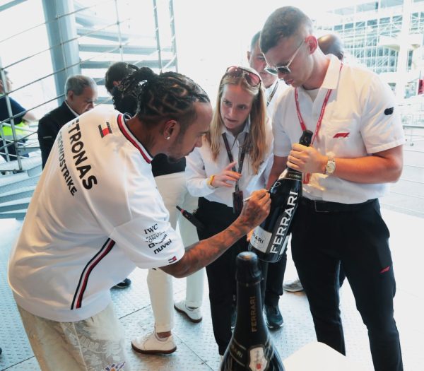 Ferrari Trento auctions off F1 bottle in aid of flood victims