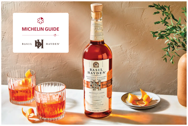 Michelin Guide teams up with Basil Hayden Bourbon in the US