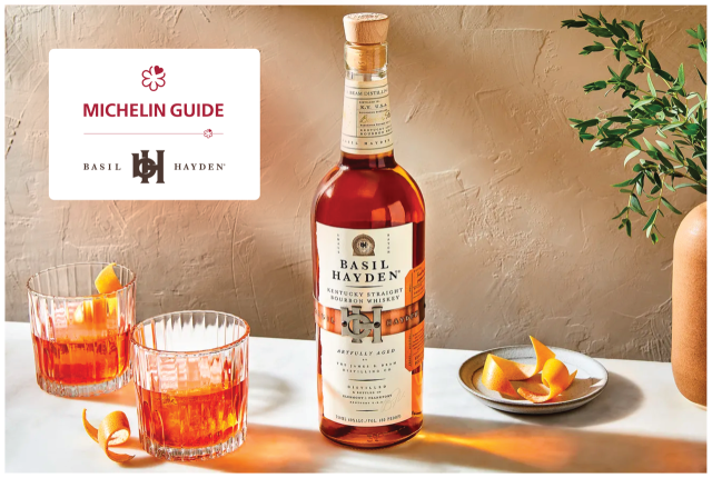 La Guía Michelin se asocia con Basil Hayden Bourbon en EE.UU.