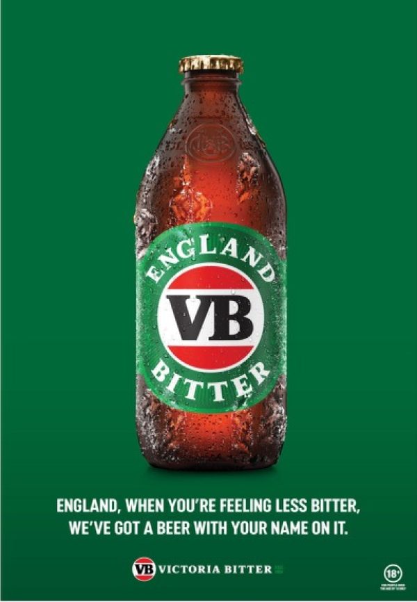 Australian lager firm VB releases ‘English Bitter’ after Ashes controversy