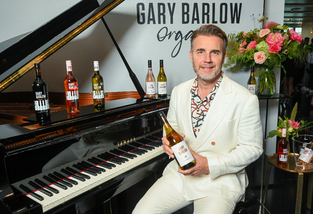 Gary Barlow launches organic Sauvignon Blanc and Blush wines The