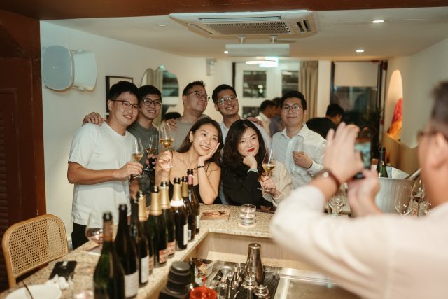 Nuevo bar de champán en Singapur por el auge de la efervescencia