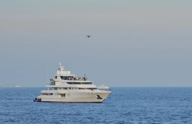 Drone delivers bottle of vintage Champagne worth £360 to superyacht