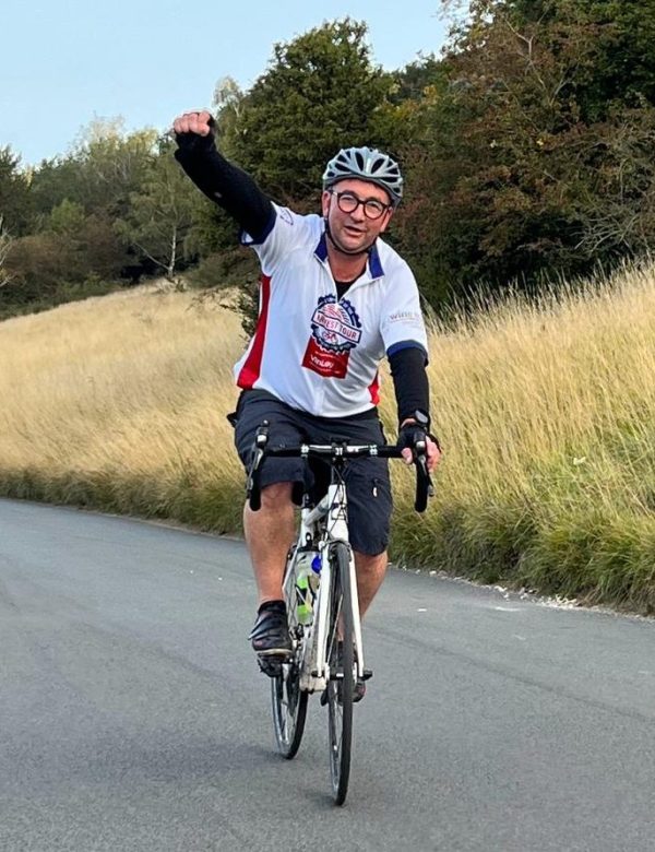 In pictures: charity ride across English wine country