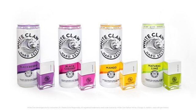 Want to match your nails to your can of White Claw? Here's how