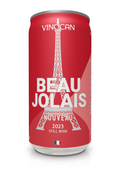 Beaujolais Nouveau sold in cans in South Korea
