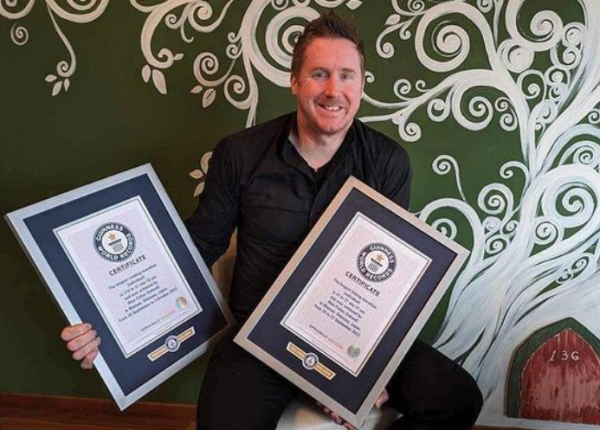 Irish chef in Japan sets two cooking marathon records
