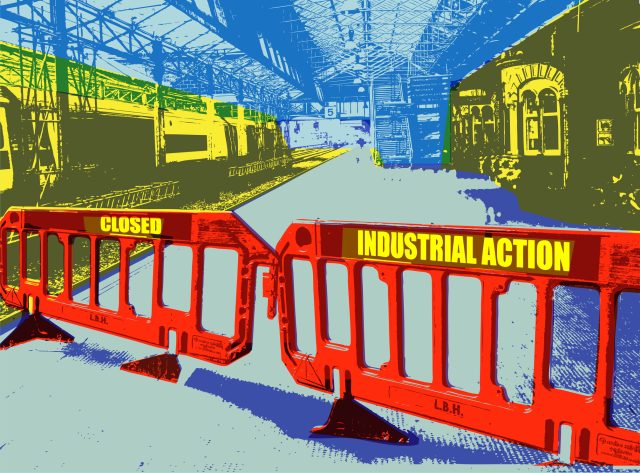Gli scioperi ferroviari di Natale costeranno 800 milioni di sterline all'ospitalità