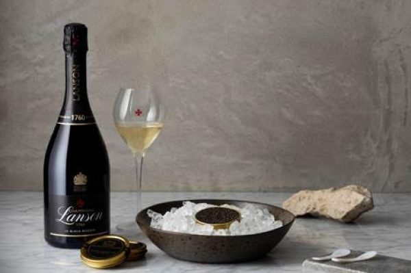 Champagne Lanson partners with British caviar farm