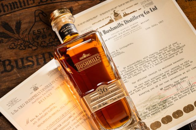 Bushmills lancia un whisky 36 anni "una volta nella vita"