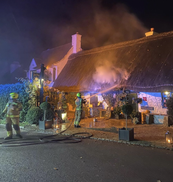 Michelin-starred pub fire accidental