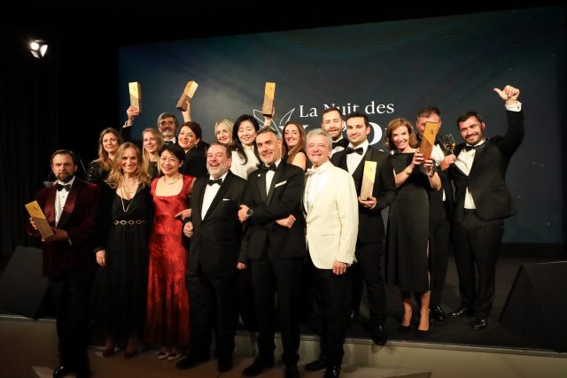 Il CEO di Vinexposium brinda alla prima edizione dei premi V d'Or