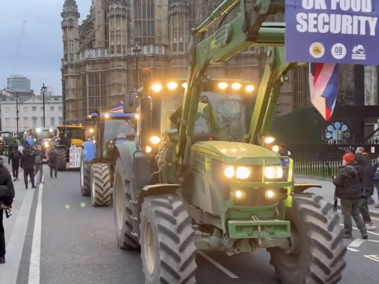 Farmers continue EU protests as tractors also hit London