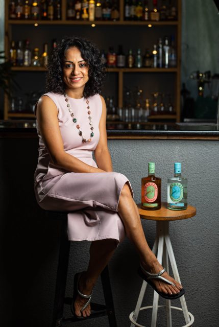 The banker-turned-bartender who founded Stilldistilling Spirits, the producer of Maka Zai Rum, reveals what’s so special about Indian-made drinks, and talks us through her favourite feta-infused cocktail.