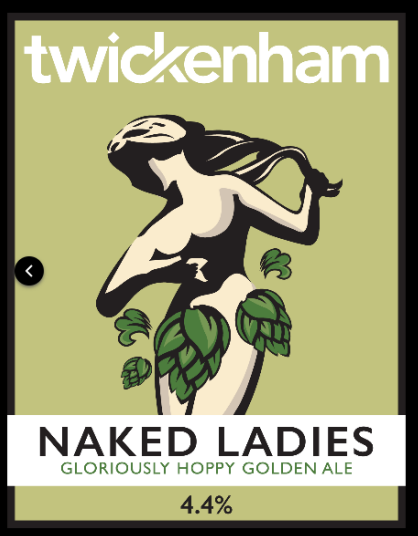トゥイッケナム醸造所の「裸の女性」ビールが物議を醸す