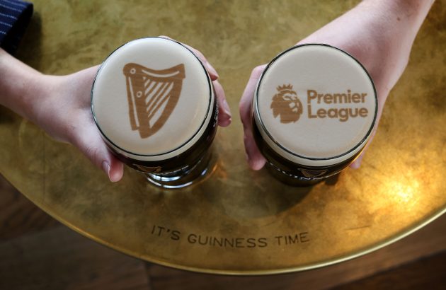 Guinness becomes official beer of the Premier League