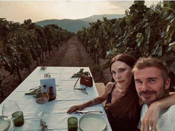 Beckhams rave about Corsican vineyard