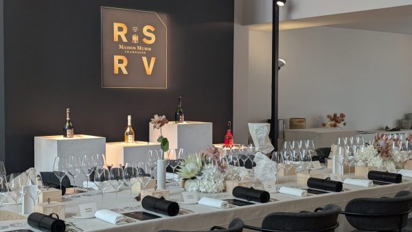Mumm serves edible textures, silk sheets and RSRV range in Paris