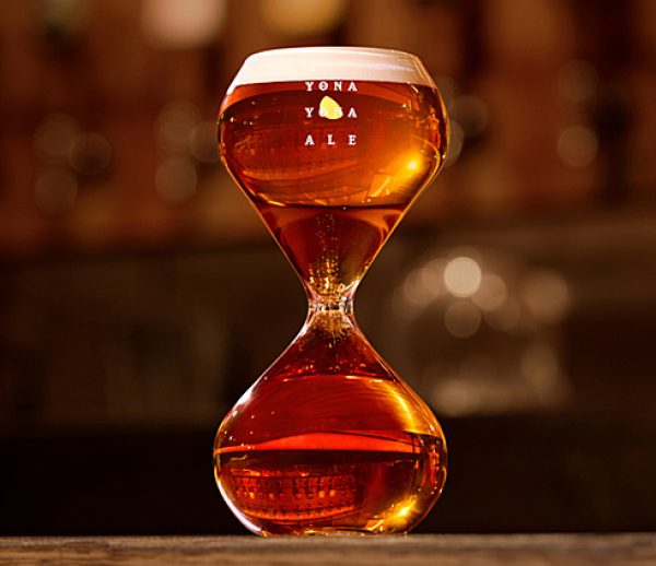 The beer glass that forces you to drink slower