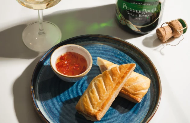 Are sausage rolls and Champagne the perfect match?
