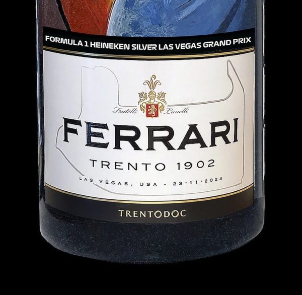 Ferrari Trento unveils F1 podium bottle for Vegas race