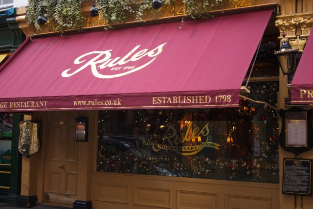 Rules restaurant