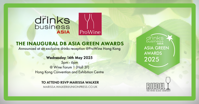 ProWine and db Asia partner on the inaugural Asia Green Awards