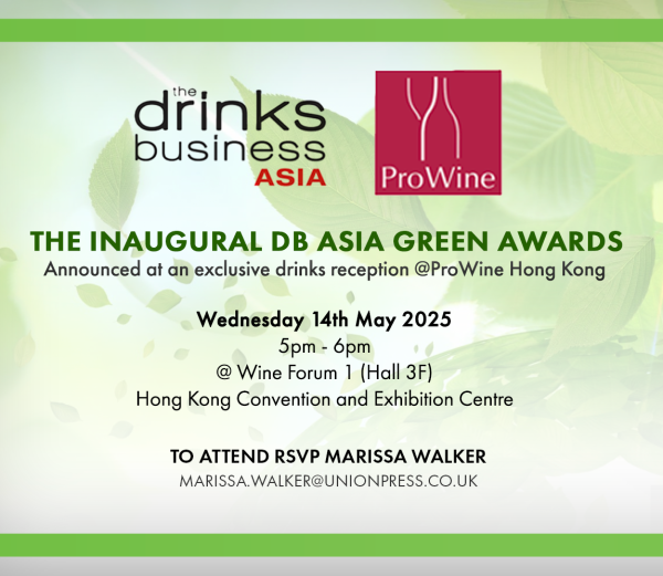 ProWine and db Asia partner on the inaugural Asia Green Awards