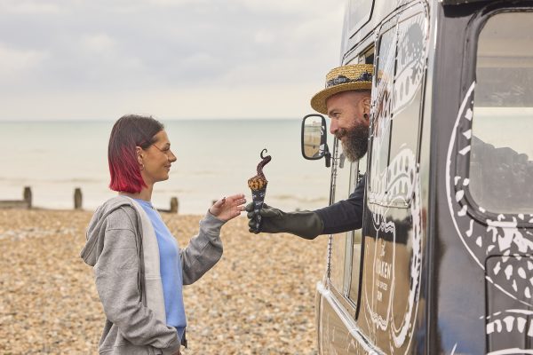 Rum brand turns heads with fishy ice cream van stunt