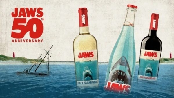 Jaws-themed wines hit the shelves to mark film’s 50th anniversary