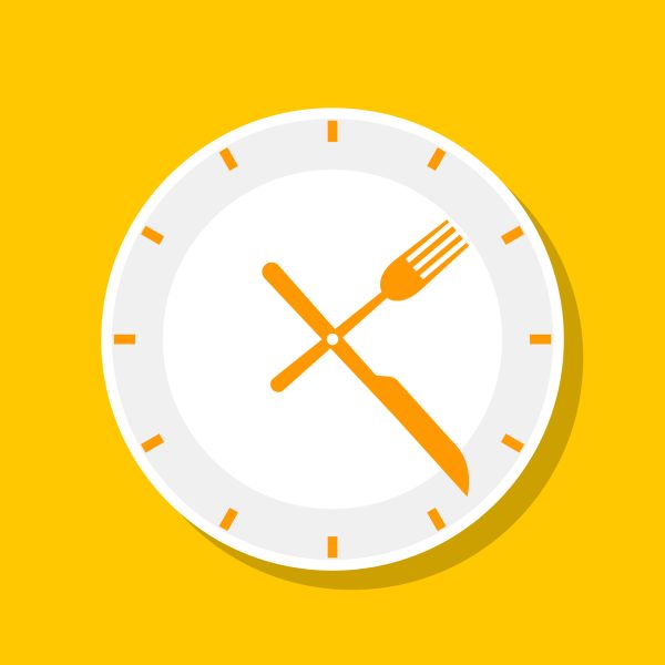 Restaurant diners eating earlier